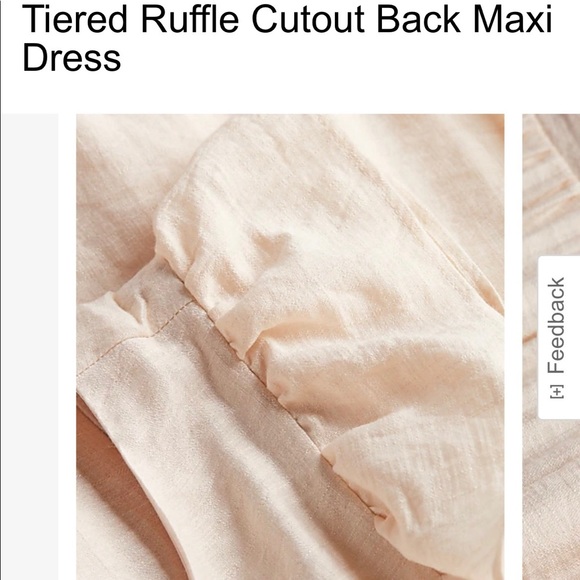 Tiered Ruffle Cutout Back Maxi Dress - Picture 9 of 13